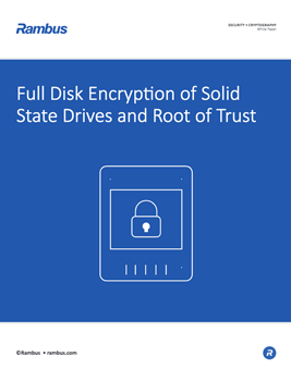 Full Disk Encryption of Solid State Drives and Root of Trust Cover