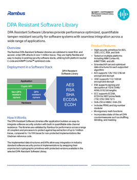 Download the DPA Resistant Software Library brief