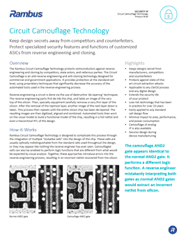 Download the Inside Secure Circuit Camouflage Technology Brochure