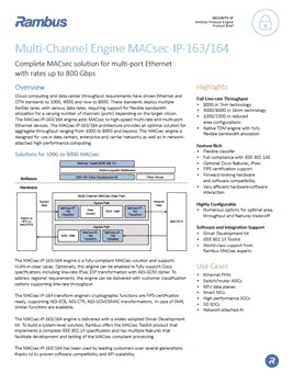Download the MACsec-IP-163/164 brochure