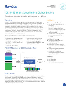 Download Protocol-IP-63 Multi-channel AES-GCM Engine brief