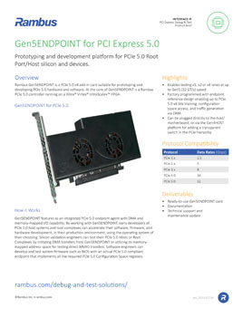 Gen4ENDPOINT Product Brief